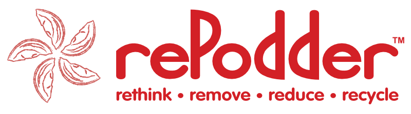repodder logo nespresso capsule recycling tool diy at home for kerbside recycling